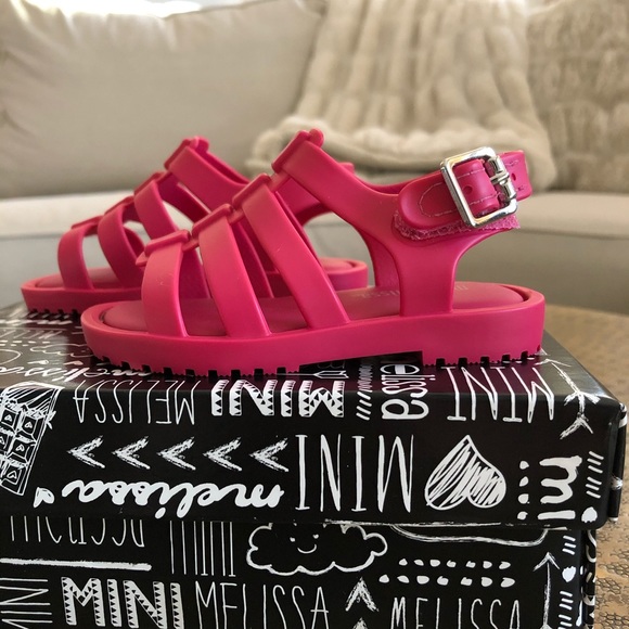 Mini Melissa | NWT toddler girl sandals | Sz 5 - Picture 2 of 7